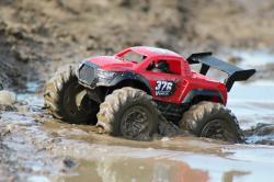 IQ models RC obojživelné auto Off-road Monster Truck 376 červená