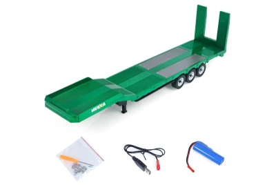 IQ models RC plošinový návěs 1:18 k tahači Scania 770 - zelená metalíza