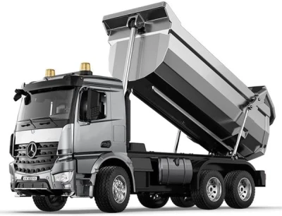 RC sklápěč Mercedes-Benz Arocs 1:20 šedá