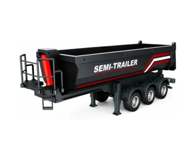 IQ models 1:18 černý RC sklápěcí návěs s korbou k tahači Scania 770