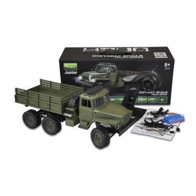 IQ models RC sovětský vojenský truck URAL 1:16