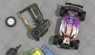 IQ models RC Stavebnice Coolrc Diy Race Buggy 1:18