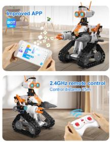 IQ models RC stavebnice programovatelný Z.BOT robot 462 dílků