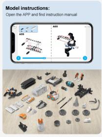IQ models RC stavebnice programovatelný Z.BOT robot 462 dílků