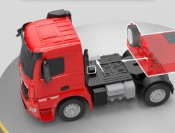 IQ models RC tahač Mercedes-Benz s bagrem