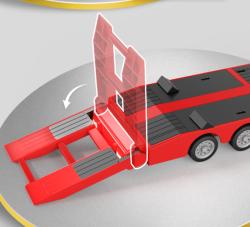 IQ models RC tahač Mercedes-Benz s bagrem