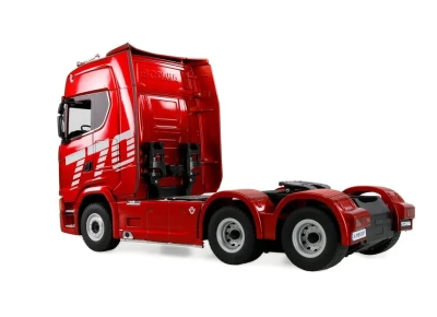 IQ models RC tahač Scania 770 S 6x4 1:18 RTR červená metalíza