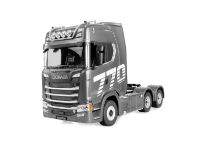 IQ models RC tahač Scania 770 S 6x4 1:18 RTR šedá metalíza