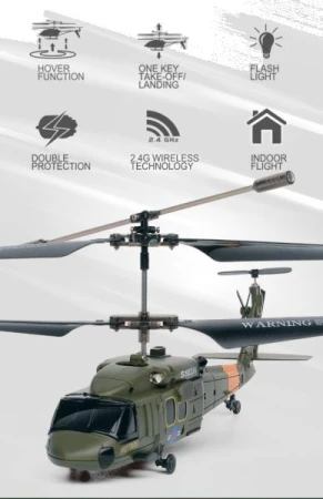 IQ models Blackhawk khaki RC vrtulník