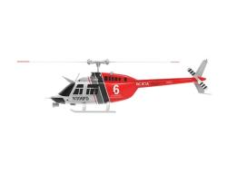 IQ models RC vrtulník C138 Bell206 červený