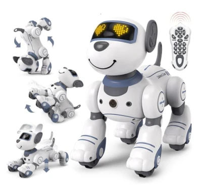 IQ models Robot Dog modrý dětský robotický pes na dálkové ovládání