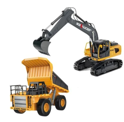 IQ models Set RC bagr + RC dump truck 1/24