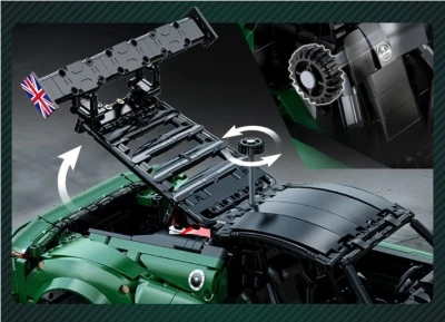 IQ models Stavebnice CaDa 1:8 - Auto Lotus Exige Cup 430 - 3730 dílků
