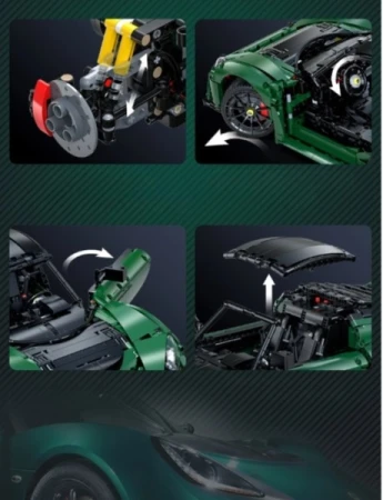 IQ models Stavebnice CaDa 1:8 - Auto Lotus Exige Cup 430 - 3730 dílků