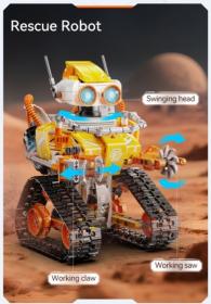 IQ models Stavebnice CaDA Robot na dálkové ovládání W.BOT