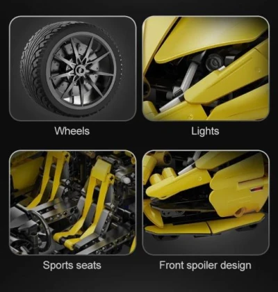 IQ models CaDA Sport Car LP700 1805 dílků stavebnice