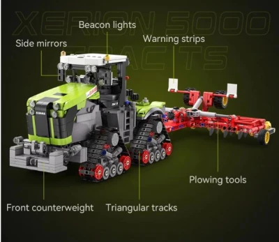 IQ models Stavebnice pásového traktoru CLAAS Xerion-5000 1/32 - 1336 dílků