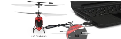Syma S5H s BAROMETREM, autostart, autopřistání - červená