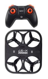 IQ models SYMA X37 mini dron s LED osvětlením - černý