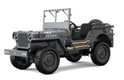 IQ models Vojenské RC auto Jeep WILLYS 1/10 sivý