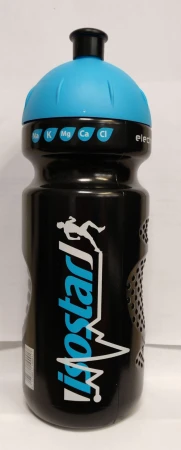 Isostar cyklistická láhev 0,65 l černá/modrá