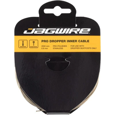 Jagwire Lanko Dropper Inner Cable Pro Polished Stainless 0.8x2000mm Jagwire Lanko Dropper Inner Cable Pro Polished Stainless 0.8x2000mm
