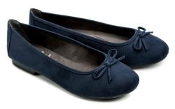 Jana 8-22164-28 modré dámske baleríny šírka H