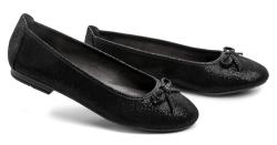 Jana 8-22164-29 černé dámské baleríny šíře H