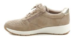 Jana 8-23766-46 béžové dámske poltopánky na kline