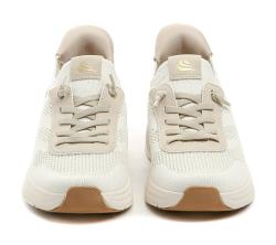 Jana 8-23777-46 béžové dámske Slip-in poltopánky