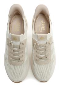 Jana 8-23777-46 béžové dámske Slip-in poltopánky