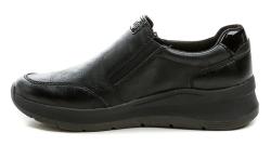 Jana 8-24761-45 černé dámské polobotky šíře H