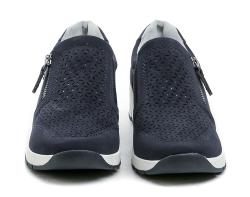 Jana 8-24765-46 navy dámske poltopánky