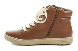 Jana 8-25269-43 cognac dámské zimní boty šíře H