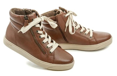 Jana 8-25269-43 cognac dámské zimní boty šíře H