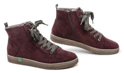 Jana 8-25280-29 bordó dámske nadmerné zimné topánky