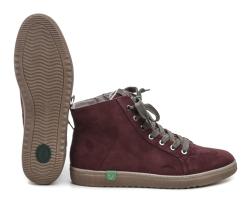 Jana 8-25280-29 bordó dámske nadmerné zimné topánky