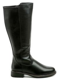 Jana 8-25563-43 černé dámské kozačky šíře H