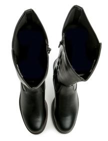 Jana 8-25563-43 černé dámské kozačky šíře H