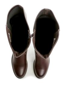 Jana 8-25563-43 hnědé dámské kozačky šíře H