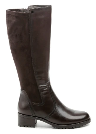 Jana 8-25704-47 hnědé dámské kozačky