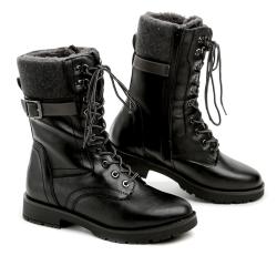 Jana 8-26260-43 černé dámské zimní boty
