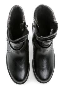 Jana 8-26488-45 černé dámské zimní boty šíře H