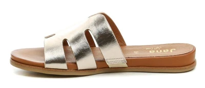 Jana 8-27166-44 champagner dámské nazouváky