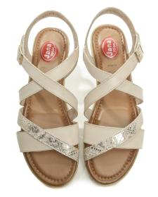 Jana 8-28115-28 béžové nadmerné dámske sandále