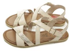 Jana 8-28115-28 béžové nadmerné dámske sandále