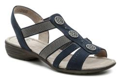 Jana 8-28165-28 navy dámske sandále šírka H Jana 8-28165-28 navy dámske sandále šírka H