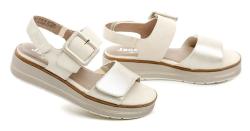 Jana 8-28266-44 béžovo zlaté dámské sandály