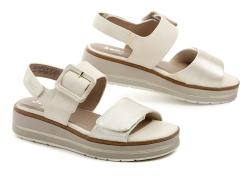 Jana 8-28266-44 béžovo zlaté dámské sandály