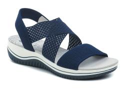 Jana 8-28768-42 navy dámske sandále šírka H Jana 8-28768-42 navy dámske sandále šírka H